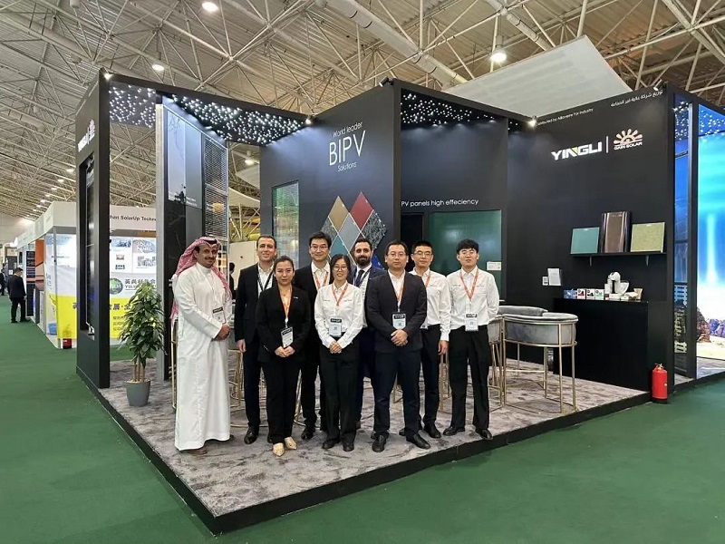 驰骋沙场 布局海外 | 英利嘉盛实力亮相2023中东沙特太阳能展